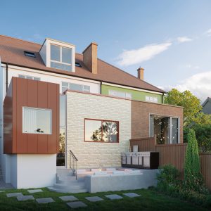 Pollards Crescent rear